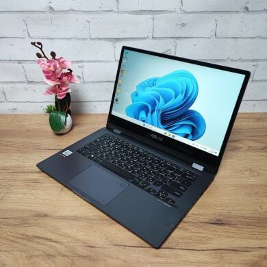 Ультрабук-трансформер Asus VivoBook Flip 14 TP412F / 14" (1920x1080) IPS Touch / Intel Core i5-10210U (4 (8) ядра по 1.6 - 4.2 GHz) / 8 GB DDR4 / 512 GB SSD / Intel UHD Graphics / WebCam
