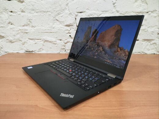 Ультрабук-трансформер Lenovo ThinkPad X390 Yoga / 13.3" (1920x1080) IPS Touch / Intel Core i7-8550U (4 (8) ядра по 1.8 - 4.0 GHz) / 8 GB DDR4 / 480 GB SSD / Intel UHD Graphics / WebCam / 3G