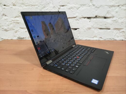 Ультрабук-трансформер Lenovo ThinkPad X390 Yoga / 13.3" (1920x1080) IPS Touch / Intel Core i7-8550U (4 (8) ядра по 1.8 - 4.0 GHz) / 8 GB DDR4 / 480 GB SSD / Intel UHD Graphics / WebCam / 3G