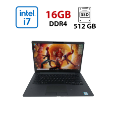 Ультрабук Dell Latitude 7400 / 13.3" (1920x1080) IPS Touch / Intel Core i7-8665U (4 (8) ядра по 1.9 - 4.8 GHz) / 16 GB DDR4 / 512 GB SSD / Intel UHD Graphics 620 / WebCam