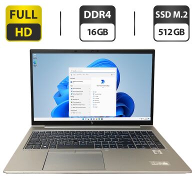 Ультрабук HP EliteBook 850 G7 / 15.6" (1920x1080) IPS / Intel Core i7-10610U (4 (8) ядра по 1.8 - 4.9 GHz) / 16 GB DDR4 / 512 GB SSD M.2 / Intel UHD Graphics / WebCam