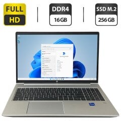 Ультрабук HP ProBook 450 G10 / 15.6" (1920x1080) IPS / Intel Core i5-1335U (10 (12) ядер по 3.4 - 4.6 GHz) / 16 GB DDR4 / 256 GB SSD M.2 / Intel Iris Xe Graphics / Fingerprint / WebCam