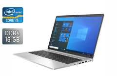 Ультрабук HP ProBook 650 G8 / 15.6" (1920x1080) IPS / Intel Core i5-1145G7 (4 (8) ядра по 2.6 - 4.4 GHz) / 16 GB DDR4 / 512 GB SSD / Intel Iris Xe Graphics / WebCam / TouchID