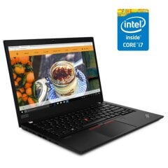 Ультрабук Lenovo ThinkPad T14 Gen 1 / 14" (1920x1080) IPS Touch / Intel Core i7-10610U (4 (8) ядра по 1.8 - 4.9 GHz) / 24 GB DDR4 / 480 GB SSD / nVidia GeForce MX330, 2 GB GDDR5, 64-bit / WebCam