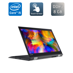 Ультрабук-трансформер Lenovo ThinkPad X1 Yoga 2nd / 14" (1920x1080) IPS Touch / Intel Core i5-7300U (2 (4) ядра по 2.6 - 3.5 GHz) / 8 GB DDR3 / 256 GB SSD / Intel HD Graphics 620 / WebCam / TouchID / Windows 10