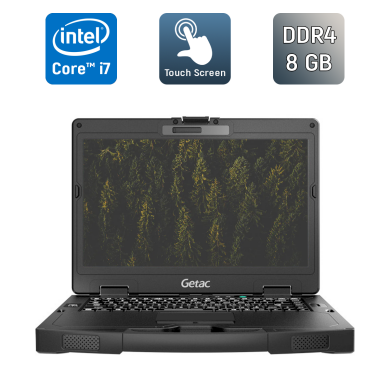 Защищенный ноутбук Getac S410 / 14" (1920x1080) IPS Touch / Intel Core i7-6500U (2 (4) ядра по 2.5 - 3.1 GHz) / 8 GB DDR4 / 240 GB SSD / Intel HD Graphics 520 / Windows 10 Защищенный ноутбук Getac S410 / 14" (1920x1080) IPS Touch / Intel Core i7-6500U (2 (4) ядра по 2.5 - 3.1 GHz) / 8 GB DDR4 / 240 GB SSD / Intel HD Graphics 520 / Windows 10