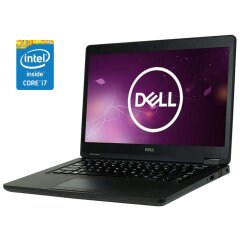 Ультрабук Б-класс Dell Latitude 5480 / 14" (1920x1080) IPS / Intel Core i7-7600U (2 (4) ядра по 2.8 - 3.9 GHz) / 8 GB DDR4 / 128 GB SSD M.2 / Intel HD Graphics 620 / WebCam