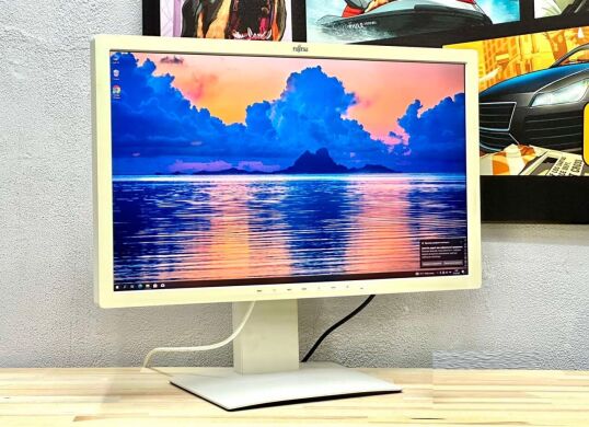 Монітор Fujitsu P27T-7 / 27" (2560x1440) IPS / 1x HDMI, 1x DP, 1x DVI, 1x VGA, 1x USB Type-B, 2x USB 2.0, 1x Audio / 2х 2W / VESA100x100 / Pivot Монітор Fujitsu P27T-7 / 27" (2560x1440) IPS / 1x HDMI, 1x DP, 1x DVI, 1x VGA, 1x USB Type-B, 2x USB 2.0, 1x Audio / 2х 2W / VESA100x100 / Pivot