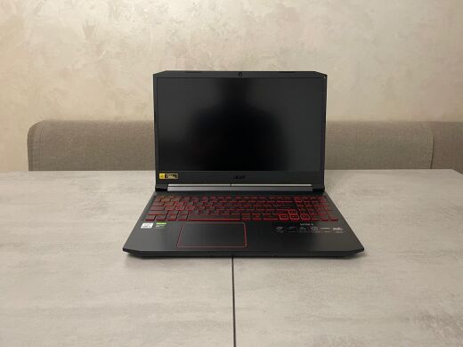 Ігровий ноутбук Б-клас Acer Nitro AN515-55 / 15.6" (1920x1080) IPS / Intel Core i5-10300H (4 (8) ядра по 2.5 - 4.5 GHz) / 16 GB DDR4 / 512 GB SSD M.2 / nVidia GeForce GTX 1650, 4 GB GDDR6, 128-bit / WebCam