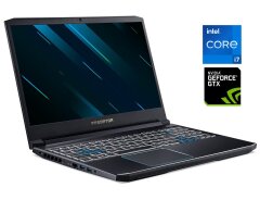 Игровой ноутбук Б-класс Acer Predator Helios 300 PH315-52 / 15.6" (1920x1080) IPS / Intel Core i7-9750H (6 (12) ядер по 2.6 - 4.5 GHz) / 16 GB DDR4 / 480 GB SSD / nVidia GeForce GTX 1660 Ti, 6 GB GDDR6, 192-bit / WebCam
