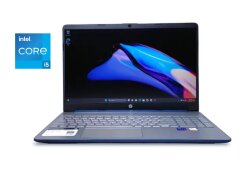 Ультрабук HP 15-dy5885wm Blue / 15.6" (1366x768) TN / Intel Core i5-1235U (10 (12) ядер по 1.3 - 4.4 GHz) / 8 GB DDR4 / 256 GB SSD / Intel Iris Xe Graphics / WebCam