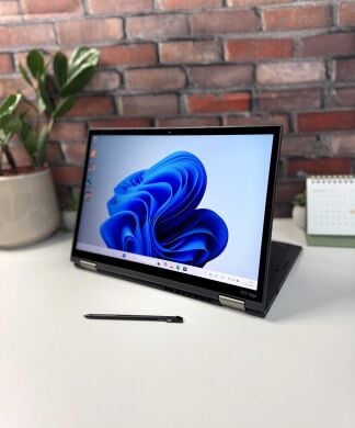 Ультрабук-трансформер Lenovo ThinkPad X13 Yoga Gen2 / 13.3" (1920x1080) IPS Touch / Intel Core i5-1145G7 (4 (8) ядра по 4.4 GHz) / 16 GB DDR4 / 256 GB SSD / Intel Iris Xe Graphics / WebCam / Стилус / Windows 10 Pro