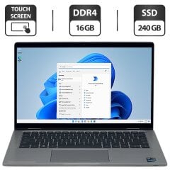 Ультрабук-трансформер Dell Latitude 7420 2-in-1 / 14" (1920x1080) IPS Touch / Intel Core i7-1185G7 (4 (8) ядра по 1.2 - 4.8 GHz) / 16 GB DDR4 / 240 GB SSD / Intel Iris Xe Graphics / WebCam