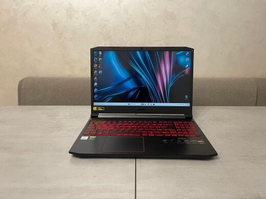 Ігровий ноутбук Б-клас Acer Nitro AN515-55 / 15.6" (1920x1080) IPS / Intel Core i5-10300H (4 (8) ядра по 2.5 - 4.5 GHz) / 16 GB DDR4 / 512 GB SSD M.2 / nVidia GeForce GTX 1650, 4 GB GDDR6, 128-bit / WebCam