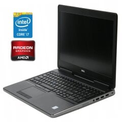 Мобільна робоча станція Dell Precision 7510 / 15.6" (1920x1080) IPS / Intel Core i7-6820HQ (4 (8) ядра по 2.7 - 3.6 GHz) / 16 GB DDR4 / 256 GB SSD / AMD FirePro W5170M, 2 GB GDDR5, 128-bit / WebCam