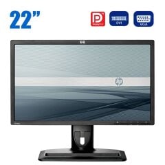 Монітор HP ZR22w / 22" (1920x1080) IPS / DVI, VGA, DisplayPort / VESA 100x100 + Кабель живлення