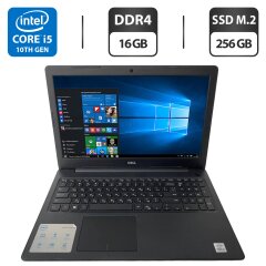 Ноутбук Б-клас Dell Inspiron 15 3593 / 15.6" (1366x768) TN / Intel Core i5-1035G1 (4 (8) ядра по 1.0 - 3.6 GHz) / 16 GB DDR4 / 256 GB SSD M.2 / Intel UHD Graphics / WebCam + Бездротова мишка