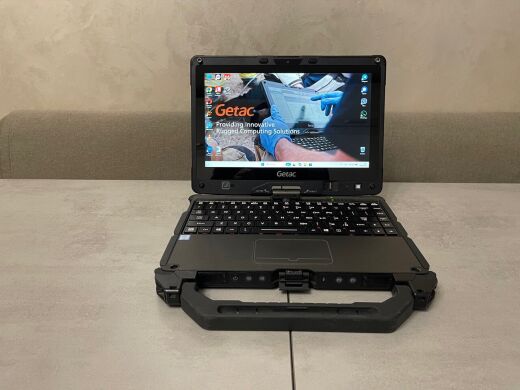 Защищенный нетбук-трансформер Getac V110 G3 / 11.6" (1366x768) IPS Touch / Intel Core i7-6500U (2 (4) ядра по 2.5 - 3.1 GHz) / 16 GB DDR4 / 128 GB SSD / Intel HD Graphics 520 / WebCam / Fingerprint / Две батареи