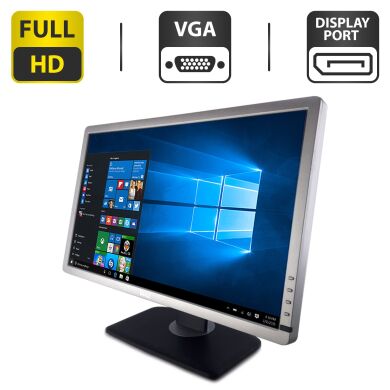 Монитор Dell Professional P2312H / 23" (1920x1080) TN / VGA, DVI, DisplayPort, USB-Hub / VESA 100x100 + Кабель питания Монитор Dell Professional P2312H / 23" (1920x1080) TN / VGA, DVI, DisplayPort, USB-Hub / VESA 100x100 + Кабель питания