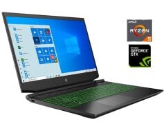 Ігровий ноутбук HP Pavilion Gaming 15z-ec200 / 15.6" (1920x1080) IPS / AMD Ryzen 5 5600H (6 (12) ядер по 3.3 - 4.2 GHz) / 8 GB DDR4 / 256 GB SSD NVMe / nVidia GeForce GTX 1650, 4 GB GDDR6, 128-bit / WebCam