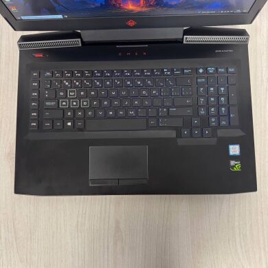 Ігровий ноутбук Б-клас HP Omen 17t-an100ca / 17.3" (1920x1080) IPS / Intel Core i7-8750H (6 (12) ядер по 2.2 - 4.1 GHz) / 12 GB DDR4 / 128 GB SSD NVMe + 500 GB HDD / nVidia GeForce GTX 1050 Ti, 4 GB GDDR5, 128-bit / WebCam Ігровий ноутбук Б-клас HP Omen 17t-an100ca / 17.3" (1920x1080) IPS / Intel Core i7-8750H (6 (12) ядер по 2.2 - 4.1 GHz) / 12 GB DDR4 / 128 GB SSD NVMe + 500 GB HDD / nVidia GeForce GTX 1050 Ti, 4 GB GDDR5, 128-bit / WebCam