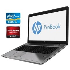 Ноутбук HP ProBook 4740s / 17.3" (1600x900) TN / Intel Core i5-2450M (2 (4) ядра по 2.5 - 3.1 GHz) / 8 GB DDR3 / 500 GB HDD / AMD Radeon HD 7650M, 1 GB GDDR3, 128-bit / WebCam / DVD-ROM
