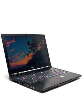 Игровой ноутбук Б-класс MSI Raider GE63VR / 15.6" (1920x1080) TN / Intel Core i7-7700HQ (4 (8) ядра по 2.8 - 3.8 GHz) / 16 GB DDR4 / 256 GB SSD / nVidia GeForce GTX 1070, 8 GB GDDR5, 256-bit / WebCam / Win 10 Pro Игровой ноутбук Б-класс MSI Raider GE63VR / 15.6" (1920x1080) TN / Intel Core i7-7700HQ (4 (8) ядра по 2.8 - 3.8 GHz) / 16 GB DDR4 / 256 GB SSD / nVidia GeForce GTX 1070, 8 GB GDDR5, 256-bit / WebCam / Win 10 Pro