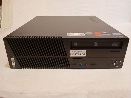 ПК Б-класс Lenovo ThinkCentre M72e SFF / Intel Core i5-3470S (4 ядра по 2.9 - 3.6 GHz) / 8 GB DDR3 / 500 GB HDD / Intel HD Graphics 2500 / DVD-RW + беспроводные наушники