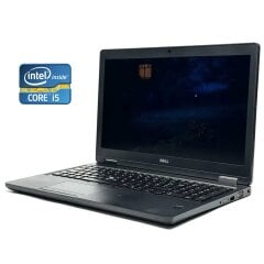 Ноутбук Dell Latitude 5580 / 15.6" (1920x1080) IPS / Intel Core i5-6300U (2 (4) ядра по 2.4 - 3.0 GHz) / 8 GB DDR4 / 256 GB SSD / Intel HD Graphics 520 / WebCam / Win 10 Pro