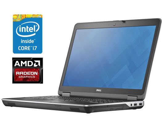 Ігровий ноутбук Б-клас Dell Latitude E6540 / 15.6" (1920x1080) TN / Intel Core i7-4800MQ (4 (8) ядра по 2.7 - 3.7 GHz) / 8 GB DDR3 / 240 GB SSD / AMD Radeon HD 8790M, 2 GB GDDR5, 128-bit / WebCam / DVD-ROM / Win 10 Pro Ігровий ноутбук Б-клас Dell Latitude E6540 / 15.6" (1920x1080) TN / Intel Core i7-4800MQ (4 (8) ядра по 2.7 - 3.7 GHz) / 8 GB DDR3 / 240 GB SSD / AMD Radeon HD 8790M, 2 GB GDDR5, 128-bit / WebCam / DVD-ROM / Win 10 Pro