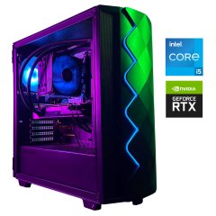 Игровой ПК GAMING PC Tower / Intel Core i5-12400F (6 (12) ядер по 2.5 - 4.4 GHz) / 16 GB DDR4 / 500 GB SSD / nVidia GeForce RTX 3070, 8 GB GDDR6, 256-bit