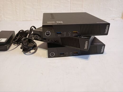 Неттоп Lenovo ThinkCentre M73 Tiny USFF / Intel Core i5-4570s (4 ядра по 2.9 - 3.6 GHz) / 8 GB DDR3 / 240 GB SSD / Intel HD Graphics 4600