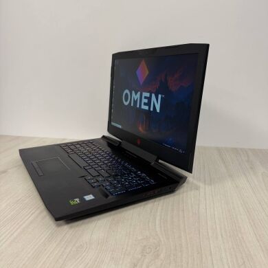 Ігровий ноутбук Б-клас HP Omen 17t-an100ca / 17.3" (1920x1080) IPS / Intel Core i7-8750H (6 (12) ядер по 2.2 - 4.1 GHz) / 12 GB DDR4 / 128 GB SSD NVMe + 500 GB HDD / nVidia GeForce GTX 1050 Ti, 4 GB GDDR5, 128-bit / WebCam Ігровий ноутбук Б-клас HP Omen 17t-an100ca / 17.3" (1920x1080) IPS / Intel Core i7-8750H (6 (12) ядер по 2.2 - 4.1 GHz) / 12 GB DDR4 / 128 GB SSD NVMe + 500 GB HDD / nVidia GeForce GTX 1050 Ti, 4 GB GDDR5, 128-bit / WebCam