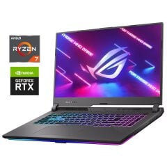 Игровой ноутбук Asus ROG Strix G17 G713RC / 17.3" (1920x1080) IPS / AMD Ryzen 7 6800HS (8 (16) ядер по 3.2 - 4.7 GHz) / 32 GB DDR5 / 512 GB SSD M.2 / nVidia GeForce RTX 3050, 4 GB GDDR6, 128-bit / WebCam / Win 11