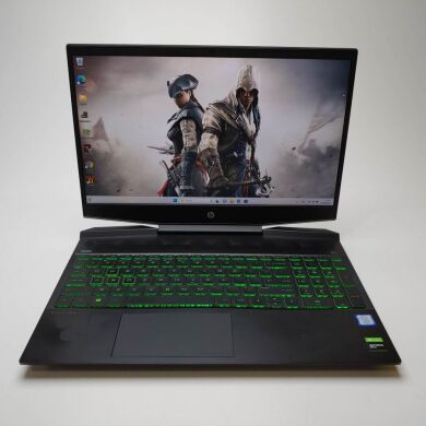 Игровой ноутбук HP Pavilion Gaming 15-dk0030nr / 15.6" (1920x1080) IPS / Intel Core i7-9750H (6 (12) ядер по 2.6 - 4.5 GHz) / 8 GB DDR4 / 256 GB SSD / nVidia GeForce GTX 1660 Ti Max-Q, 6 GB GDDR6, 192-bit / WebCam / Win 11 Home