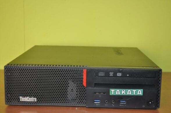 Компьютер Lenovo ThinkCentre M700 SFF / Intel Core i5-6400 (4 ядра по 2.7 - 3.3 GHz) / 8 GB DDR4 / 250 GB HDD / Intel HD Graphics 530 / DVD-ROM / Без OC