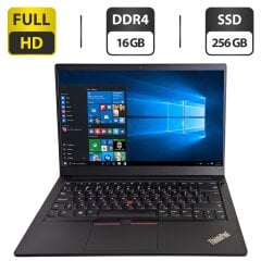 Ультрабук Б-класс Lenovo ThinkPad E14 Gen 2 / 14" (1920x1080) IPS / Intel Core i3-1115G4 (2 (4) ядра по 1.7 - 4.1 GHz) / 16 GB DDR4 / 256 GB SSD / Intel UHD Graphics / WebCam / HDMI