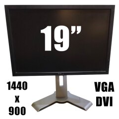 Dell E1909Wb / 19" (1440x900) (16:10) TN / VGA, DVI