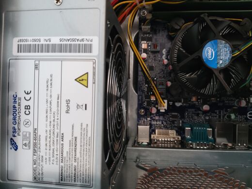 Hyundai Black Tower / Intel Core i5-2300 (4 ядра по 2.8 - 3.1 GHz) / 8 GB DDR3 / 500 GB HDD / FSP 350W / DVD ROM