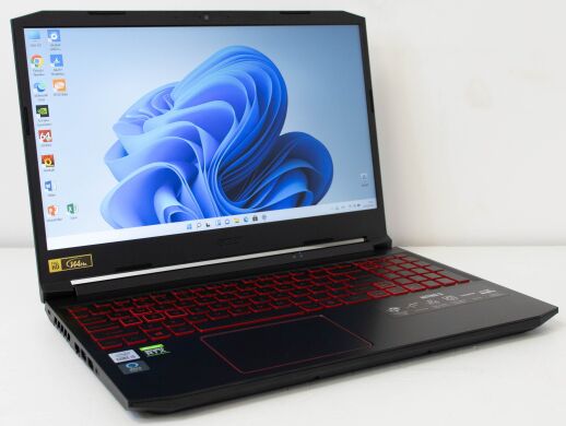 Ігровий ноутбук Acer Nitro 5 AN515-55-53E5 / 15.6" (1920x1080) IPS / Intel Core i5-10300H (4 (8) ядра по 2.5 - 4.5 GHz) / 8 GB DDR4 / 256 GB SSD / nVidia GeForce RTX 3050, 4 GB GDDR6, 128-bit / WebCam / HDMI