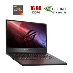 Игровой ноутбук Asus ROG Zephyrus GA502DU-AL025T / 15.6" (1920x1080) IPS / Ryzen 7 3750H (4 (8) ядер по 2.3 - 4.0 GHz) / 16 GB DDR4 / 512 GB SSD / nVidia GeForce GTX 1660 Ti Max-Q, 6 GB GDDR6, 192-bit / NoWebCam