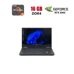 Игровой ноутбук Б-класс HP Omen 15-en1008ca / 15.6" (1920x1080) IPS / AMD Ryzen 5 5600H (6 (12) ядер по 3.3 - 4.2 GHz) / 16 GB DDR4 / 480 GB SSD / nVidia GeForce RTX 3060, 6 GB GDDR6, 192-bit / WebCam