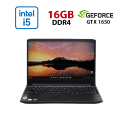 Ігровий ноутбук Б-клас Lenovo IdeaPad Gaming 3 15IHU6 / 15.6" (1920x1080) IPS / Intel Core i5-11300H (4 (8) ядра по 2.6 - 4.4 GHz) / 16 GB DDR4 / 480GB SSD / nVidia GeForce GTX 1650, 4GB GDDR6, 128-bit / WebCam