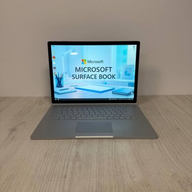 Игровой ультрабук-трансформер Б-класс Microsoft Surface Book 2 / 15.0" (3240x2160) IPS Touch / Intel Core i7-8650U (4 (8) ядра по 1.9 - 4.2 GHz) / 16 GB DDR3 / 1000 GB SSD NVMe / nVidia GeForce GTX 1060, 6 GB GDDR5, 192-bit / WebCam
