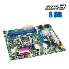 Комплект: Материнська плата Intel Desktop DH61CR / LGA1155 / Intel Core i3-2120 (2 (4) ядра по 3.3 GHz) / 8 GB DDR3 / Intel HD Graphics 2000 + Кулер