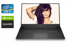 Мобільна робоча станція Dell Precision 5510 / 15.6 (1920x1080) IPS / Intel Core i5-6300HQ (4 ядра по 2.3 - 3.2 GHz) / 16 GB DDR4 / 512 GB SSD / nVidia Quadro M1000M, 2 GB GDDR5, 128-bit / HDMI