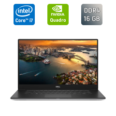 Мобильная рабочая станция Dell Precision 5530 / 15.6" (1920x1080) IPS / Intel Core i7-8850H (6 (12) ядра по 2.6 - 4.3 GHz) / 16 GB DDR4 / 256 GB SSD / nVidia Quadro P1000, 4 GB GDDR5, 128-bit / HDMI