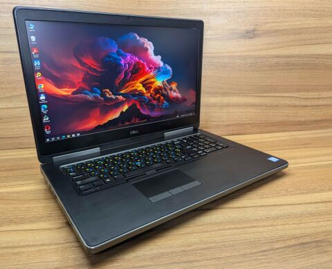Мобільна робоча станція Dell Precision 7720 / 17.3" (1920x1080) IPS / Intel Core i7-7920HQ (4 (8) ядра по 3.1 - 4.1 GHz) / 32 GB DDR4 / 512 GB SSD / nVidia Quadro P3000, 6 GB GDDR5, 192-bit / WebCam / Windows 10