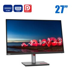 Монітор Lenovo ThinkVision T27i-30 / 27" (1920x1080) IPS / DisplayPort, HDMI, VGA, USB 3.0 / VESA 100x100