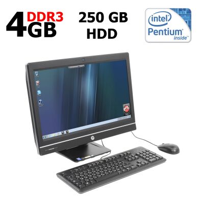 Моноблок HP Pro One 600 / 21.5" (1920х1080) IPS / Intel® Pentium® G3220 (2 ядра по 3.00GHz) / 4GB DDR3 / 250GB HDD / USB 3.0 / WebCam /